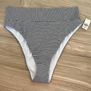 Aerie black and white High Cut Cheeky bottoms